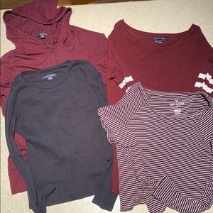 Four American Eagle Shirts